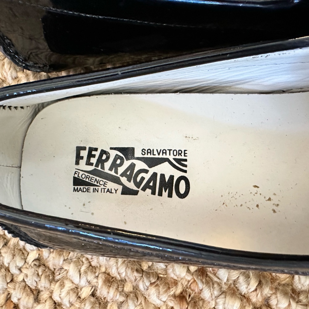 Salvatore FERRAGAMO Patent Leather Loafer Size 10 - Picture 2 of 13